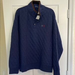 Polo Ralph Lauren Navy Quilted Pullover